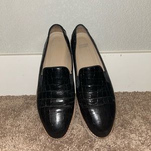 Women’s Johnston and Murphy Black Snake Skin Size 7.5